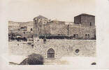 Jerusalem / Palästina ? Ansichtskarte / Postkarte / Fotokarte / Historisches Steingebäude worauf ... -