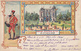 Paris / Frankreich / Österreich  Ansichtskarte / Postkarte / Litho / Autriche / Exposition Universelle 1900 2-3