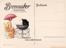 Deutsches Reich O.J. Reklamekarte/Brennabor Kinderwagen sind weltberühmt und unerreicht 2