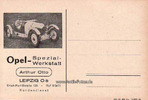 Leipzig(Ost-7010) O.J. Reklamekarte / Opel-Spezial-Werkstatt, Artur Otto,Leipzig O 5/Kundendienst 2