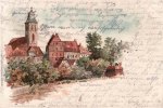 Münster Lithographie/Aus Münster -