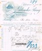 Hechingen/Berlin Rechnung/Gebrüder Bing/Baumwollwaren -