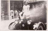 Deutsches Reich Fotokarte/Automobil NSU mit ADAC-Plakette -