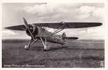 Drittes Reich O.J. Ansichtskarte / Henschel-Übungs-und Mehrzweckflugzeug 1-2