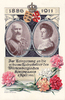 Württemberg 1911 Privatposrkarte / 1886-1911 / Zur Erinnerung an die silberne Hochzeitsfeier des... 1-2
