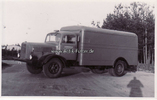 Hamburg/Niendorf um 1940 Fotokarte/Mercedes LKW der Firma Derwisch Hamburg, Werk Niendorf/Ostsee 2