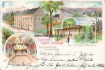 Ober-Gelenau Litho/Gasthof Ober-Gelenau/Bes. Ortsrichter Reichert/Schloss Augustusburg/... -