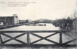 Nisch Feldpostkarte / Nisch / Nischsava mit der eisernen Brücke/von der Holzbrücke aus... -