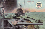 USA O.J. Ansichtskarte/U.S. Fleet at Sea. 2-3