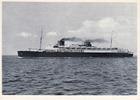 Deutsches Reich Ansichtskarte / Norddeutscher Lloyd, Bremen/D. <i> Bremen< / i> / Vierschrauben-Turbinen-. . . -