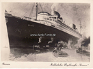 Deutsches Reich/Bremen Ansichtskarte / Bremen / Norddeutscher Lloyddampfer <i>Bremen</i> -