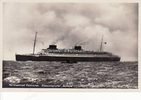 Cuxhaven Ansichtskarte/Nordseebad Cuxhaven. Riesendampfer Europa -