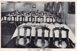 Deutsches Reich Ansichtskarte / Norddeutscher Lloyd Bremen / D. <i> München< / i> / Speisesaal III. Klasse -