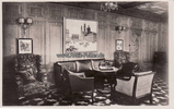 Deutsches Reich Ansichtskarte / Norddeutscher Lloyd Bremen/D. <i>München</i>/1. Kl. Rauchsalon -