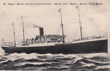 Deutsches Reich O.J. Ansichtskarte / D.  Main< / i> / Nordd. Lloyd=10.000 Tonnen - Länge:152,4 Meter - ... 2
