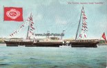Türkei Ansichtskarte/The Turkish Imperial Yacht <i>Izzeddin</i>. -