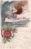 Deutsches Reich 1906 Ansichtskarte/Deutscher Flottenverein/Salut 2
