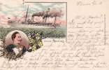 Deutsches Reich 1901 Litho/Gruss von der Marine. 2