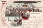Deutsches Reich Litho/Gruss/Geschrieben a/Bord am -