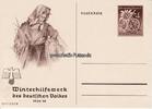 Drittes Reich Ganzsache / WHW / Winterhilfswerk des deutschen Volkes 1938/39 -