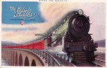USA Werbekarte/The Liberty Limited/Pennsylvania Railroad/Speed and security -