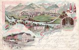 Eiringhausen b. Plettenberg Litho/Gruss aus Eiringhausen b. Plettenberg/Restauration Siepmann/Kriegerdenkmal  1900 3