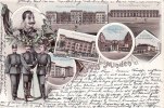 Minden i/W. Litho/Gruss aus Minden i/W./Kasernen -