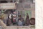 Villingen/St. Georgen Ansichtskarte/Postkarte/Badische Volkstrachten III 7./Schwarzwälderinnen a. ...  1908 2-3