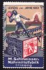 Reklamemarke/M. Schmeissers Nährmittelfabrik/Leipzig im Jahre 1913 1-2