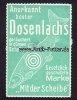Deutsches Reich O.J. Reklamemarke/Anerkannt bester Dosenlachs/Mit der Scheibe 2-3