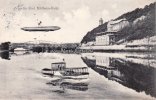 Mülheim-Ruhr Ansichtskarte/Postkarte/Zeppelin über Mülheim-Ruhr -
