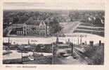 Herne Ansichtskarte / Postkarte /Herne - vom Rathausturm / Hafen / Zeche Shamrock..  O.J. 1-2