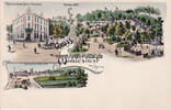 Herne / Westfalen O.J. Ansichtskarte / Postkarte / Gruss aus der Waldeslust bei Herne./Zeche Constantin.. 1-2