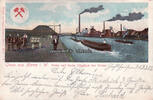 1902 Ansichtskarte / Postkarte / Gruss aus Herne i. W./Hafen und Zeche Friedrich der... 2-3