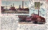 Oberhausen Ansichtskarte/Postkarte/Gruss aus Oberhausen./Zeche Concordia, Schacht II./... -