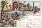 Düsseldorf Litho/Gruss aus dem Arabischen Café Düsseldorf/Inh: Moritz u. Görlich./...  1900 2-3