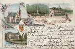 Rheydt Litho/Gruss aus Rheydt./Wappen der Stadt Rheydt./Schloss./Rathaus./Kaiser... -