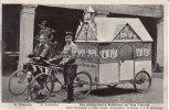 Seeheim a. d. B. Ansichtskarte/Postkarte/Das selbstgebaute Wohnhaus auf dem Fahrrad/Karl...  O.J. 2-3