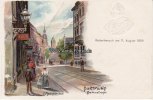 Dortmund Präge-Litho/Dortmund Betenstraße/Kaiserbesuch am 11. August 1899 -