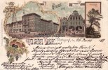 Dortmund Litho/Gruss vom Römischen Kaiser/Vehmlinde. -