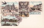 Dortmund Litho/Gruss aus Dortmund/Kronenburg./Börse./Kronenburg Concertsaal./... -