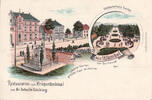 Dortmund/Wambel Litho/Gruss aus Wambel bei Dortmund den/Restauration zum Kriegerdenkmal von Hr..  O.J. 2