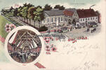 Dortmund/Dorstfeld Ansichtskarte / Postkarte / Gruss aus Dorstfeld./Restaurant Ziegler/Saal/Mit...  1910 2