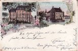 Dortmund/Lütgendortmund Litho/Gruss aus Lütgendortmund/Restaurant W. Kersten/Haus Dellwig  1902 2-3