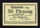 Bischofswerder/deutsch Westpreussen 50 Pf Stadt -