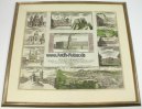 Österreich/Salzburg Original altkolorierter Kupferstich von J.B.Homann, gerahmt -