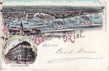 1900 Litho/Gruss aus Kiel./Hotel zum Kronprinzen. 2-3