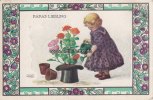 Österreich 1915 Künstlerpostkarte/Jugendstil/signiert August Patek (1874-1958)/Papas Liebling 2