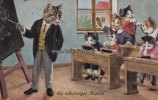 Deutsches Reich 1929 Künstler-Ansichtskarte/Postkarte/Arthur Thiele/Ein schwieriges Kapitel 2-3