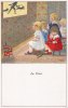 Deutsches Reich Künstler-Ansichtskarte/Postkarte/signiert P.Ebner./Pauli Ebner/Im Kino. -